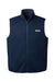 Vineyard Vines K002713 Mens Mountain Sweater Fleece Full Zip Vest Vineyard Navy Blue Flat Front