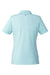 Vineyard Vines G001320 Womens Fanshell Short Sleeve Polo Shirt Crystal Blue Flat Back