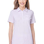 Vineyard Vines Womens Fanshell Moisture Wicking Short Sleeve Polo Shirt w/ Pocket - Lavender Purple/White Cap - Coming Soon