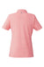 Vineyard Vines G001320 Womens Fanshell Short Sleeve Polo Shirt White Cap/Fiery Coral Flat Back