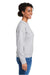 Vineyard Vines K002794 Womens Garment Dyed Crewneck Sweatshirt Heather Grey Model Side