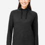 North End Womens Rhythm Waffle Sweatshirt w/ Pouch Pocket - Black - Coming Soon