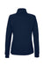 North End NE200W Womens Rhythm Waffle Sweatshirt w/ Pouch Pocket Classic Navy Blue Flat Back