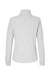 North End NE200W Womens Rhythm Waffle Sweatshirt w/ Pouch Pocket Platinum Grey Flat Back