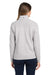 Vineyard Vines K002795 Womens Collegiate Shep 1/4 Zip Sweatshirt Heather Grey Model Back