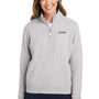 Vineyard Vines Womens Collegiate Shep 1/4 Zip Sweatshirt - Heather Grey - New