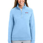Vineyard Vines Womens Collegiate Shep 1/4 Zip Sweatshirt - Jake Blue - New
