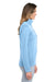 Vineyard Vines K002795 Womens Collegiate Shep 1/4 Zip Sweatshirt Jake Blue Model Side