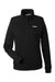 Vineyard Vines K002795 Womens Collegiate Shep 1/4 Zip Sweatshirt Jet Black Flat Front