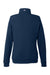 Vineyard Vines K002795 Womens Collegiate Shep 1/4 Zip Sweatshirt Vineyard Navy Blue Flat Back
