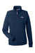 Vineyard Vines K002795 Womens Collegiate Shep 1/4 Zip Sweatshirt Vineyard Navy Blue Flat Front