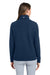 Vineyard Vines K002795 Womens Collegiate Shep 1/4 Zip Sweatshirt Vineyard Navy Blue Model Back