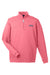 Vineyard Vines K002712 Mens Collegiate Shep 1/4 Zip Sweatshirt Jetty Red Flat Front