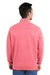Vineyard Vines K002712 Mens Collegiate Shep 1/4 Zip Sweatshirt Jetty Red Model Back