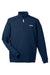 Vineyard Vines K002712 Mens Collegiate Shep 1/4 Zip Sweatshirt Vineyard Navy Blue Flat Front
