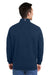 Vineyard Vines K002712 Mens Collegiate Shep 1/4 Zip Sweatshirt Vineyard Navy Blue Model Back