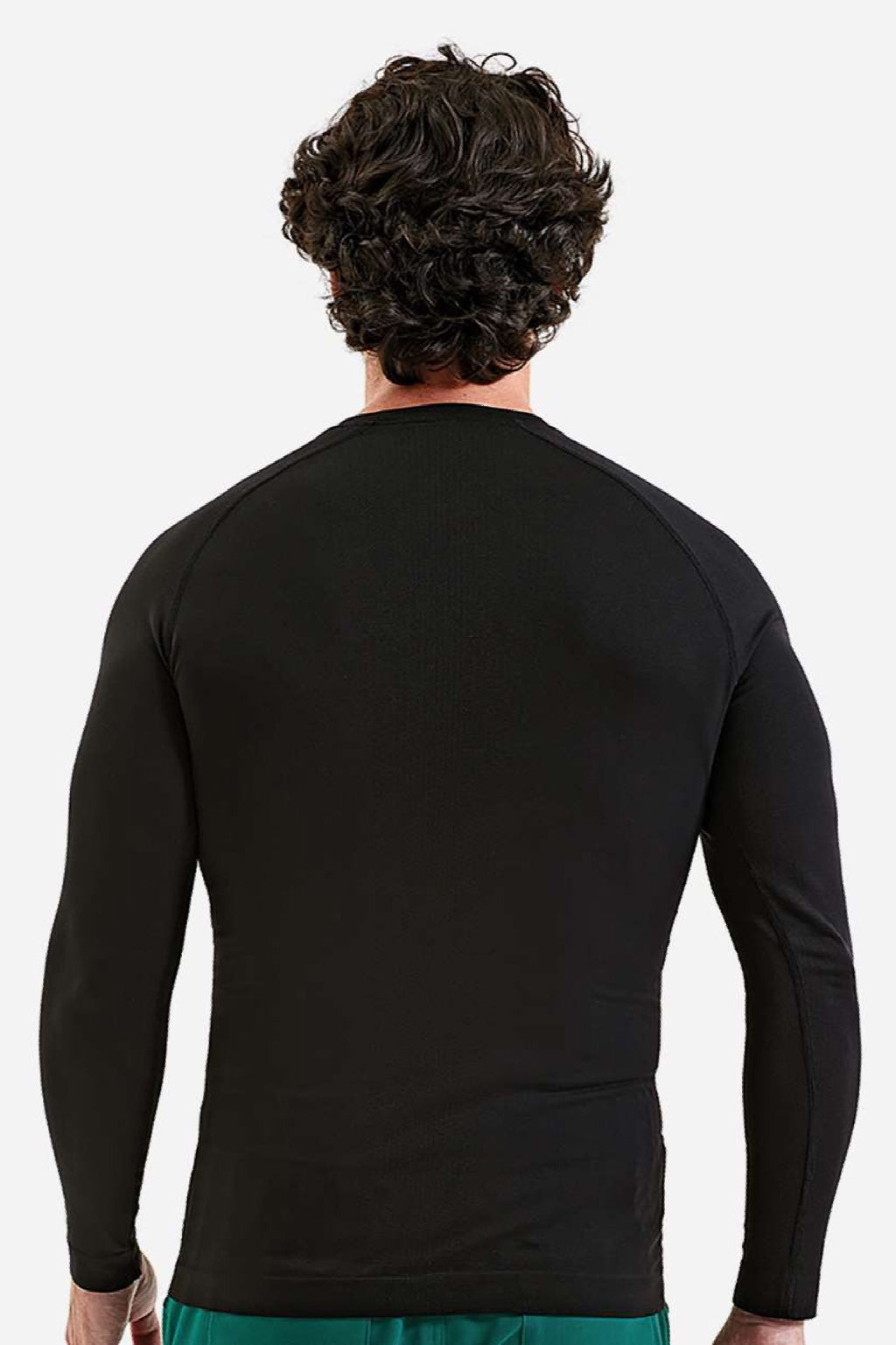 Onna NN270 Mens Unstoppable Fresh Long Sleeve Underscrub Base Layer Black Model Back