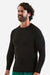 Onna NN270 Mens Unstoppable Fresh Long Sleeve Underscrub Base Layer Black Model Side