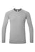 Onna NN270 Mens Unstoppable Fresh Long Sleeve Underscrub Base Layer Heather Grey Flat Front