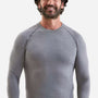 Onna Mens Unstoppable Fresh Long Sleeve Underscrub Base Layer - Heather Grey - New