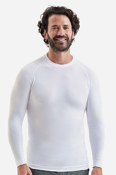 Onna NN270 Mens Unstoppable Fresh Long Sleeve Underscrub Base Layer White Model Front
