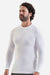 Onna NN270 Mens Unstoppable Fresh Long Sleeve Underscrub Base Layer White Model Side