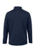 Harriton M208L Mens Charge Moisture Wicking Long Sleeve Polo Shirt Dark Navy Blue Flat Back