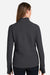 North End NE725W Womens Spirit Textured 1/4 Zip Sweatshirt w/ Pocket Heather Black Model Back
