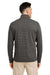 Vineyard Vines K004693 Mens Bluffs 1/4 Zip Sweatshirt Harbor Grey Model Back