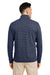 Vineyard Vines K004693 Mens Bluffs 1/4 Zip Sweatshirt Nautical Navy Blue Model Back