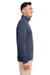 Vineyard Vines K004693 Mens Bluffs 1/4 Zip Sweatshirt Nautical Navy Blue Model Side