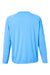 Huk H12L009 Mens LoPro Pursuit Long Sleeve Crewneck T-Shirt Marolina Blue Flat Back