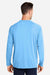 Huk H12L009 Mens LoPro Pursuit Long Sleeve Crewneck T-Shirt Marolina Blue Model Back