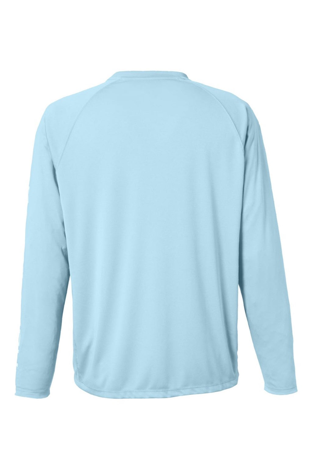 Huk H12L009 Mens LoPro Pursuit Long Sleeve Crewneck T-Shirt Plein Air Blue Flat Back