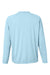Huk H12L009 Mens LoPro Pursuit Long Sleeve Crewneck T-Shirt Plein Air Blue Flat Back