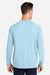 Huk H12L009 Mens LoPro Pursuit Long Sleeve Crewneck T-Shirt Plein Air Blue Model Back