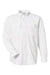 Huk H150184 Mens Creekbed Long Sleeve Button Down Shirt White Flat Front