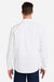 Huk H150184 Mens Creekbed Long Sleeve Button Down Shirt White Model Back