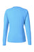 Huk H612L04 Womens LoPro Pursuit Long Sleeve Crewneck T-Shirt Marolina Blue Flat Back