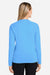Huk H612L04 Womens LoPro Pursuit Long Sleeve Crewneck T-Shirt Marolina Blue Model Back