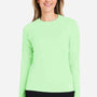 Huk Womens LoPro Pursuit Moisture Wicking Long Sleeve Crewneck T-Shirt - Patina Green - NEW