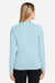 Huk H612L04 Womens LoPro Pursuit Long Sleeve Crewneck T-Shirt Plein Air Blue Model Back