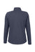 North End NE727W Womens Spirit Textured UPF 40+ Full Zip Sweatshirt w/ Pockets Heather Classic Navy Blue Flat Back
