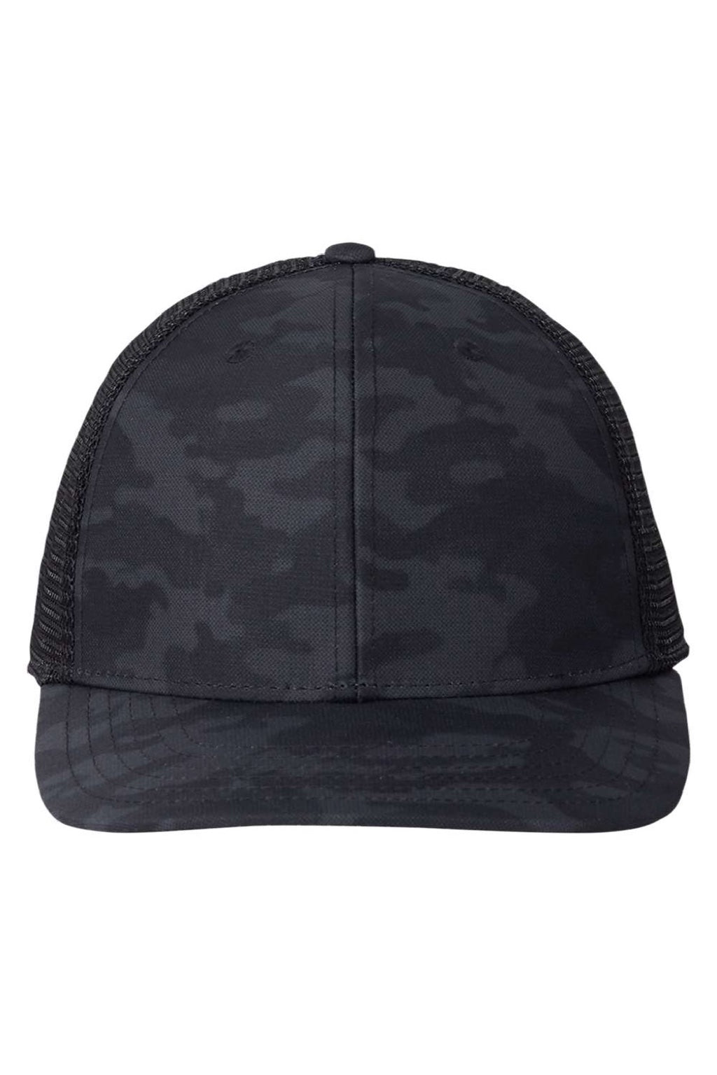 Vineyard Vines Hats F001779 Mens Performance Snapback Trucker Hat Black Camo/Black Flat Front