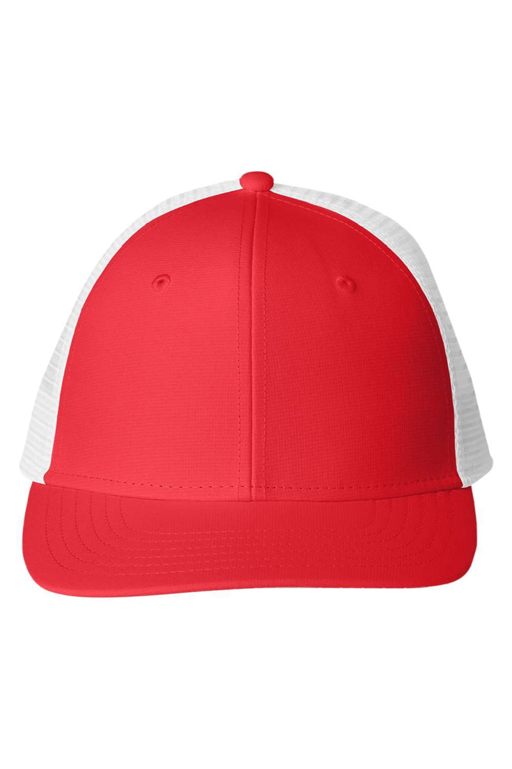 Vineyard Vines Hats F001779 Mens Performance Snapback Trucker Hat Jetty Red Flat Front