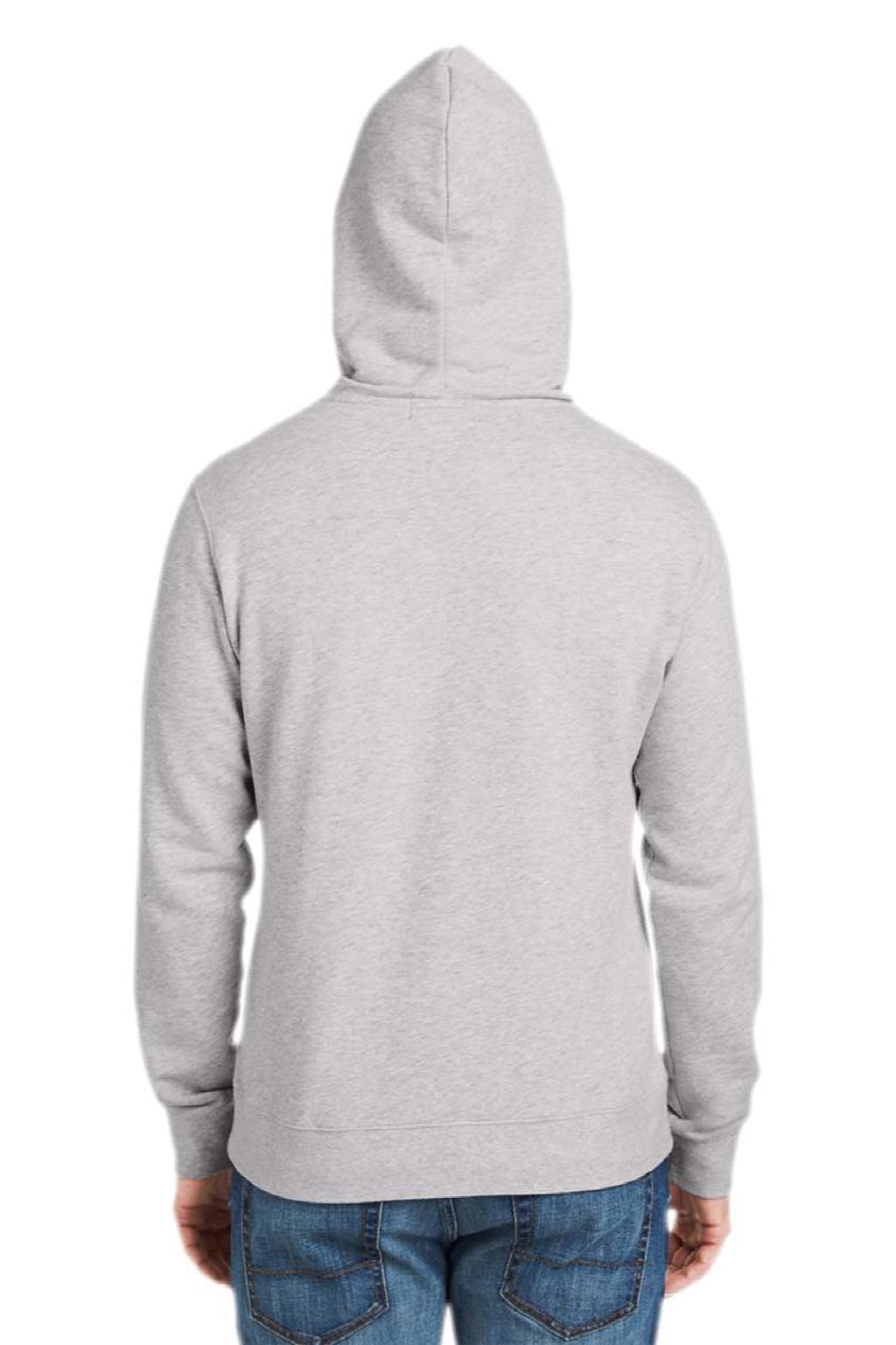 Vineyard Vines K002710 Mens Hooded Sweatshirt Hoodie w/ Pouch Pocket Heather Grey Model Back