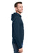 Vineyard Vines K002710 Mens Hooded Sweatshirt Hoodie w/ Pouch Pocket Vineyard Navy Blue Model Side