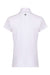 Swannies Golf SW200L Womens Quinn Short Sleeve Polo Shirt White Flat Back