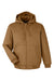 Harriton M722/M722T Mens ClimaBloc Full Zip Hooded Jacket Duck Brown Flat Front