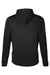 Swannies Golf SWI600 Mens Ivy Hooded Sweatshirt Hoodie w/ Pouch Pocket Black Flat Back